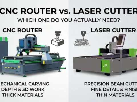 CNC Router vs. Laser Cutting machine