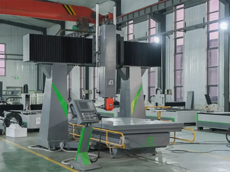 Industrial 5 Axis CNC Router for Complex 3D Composite Projects Workshop View 2