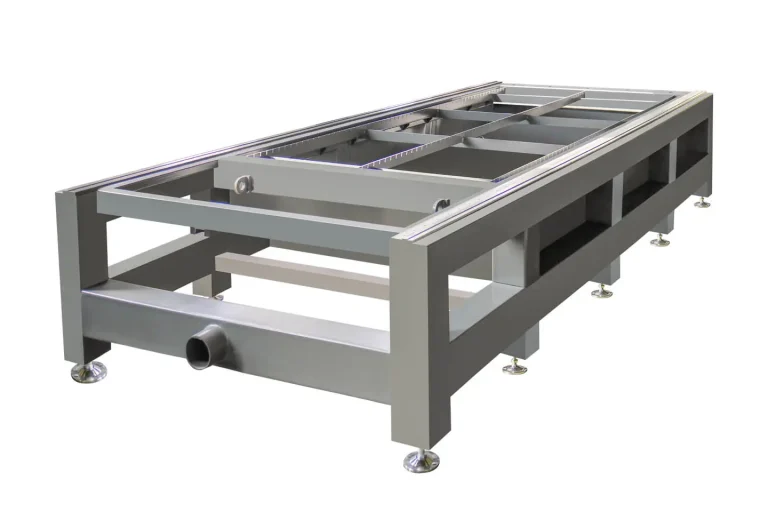 Laser cutting machine bed