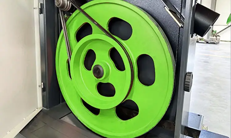 bcamcnc-band-saw-dynamically-balanced-flywheel